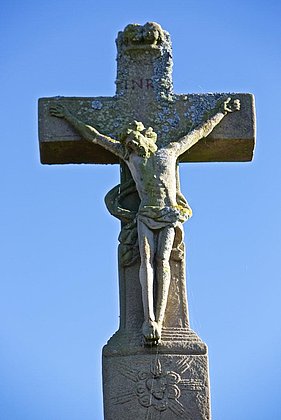 Lothrinegr Kreuz, Kröppen, Detail