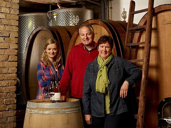 Familie Bachtler im Weingut