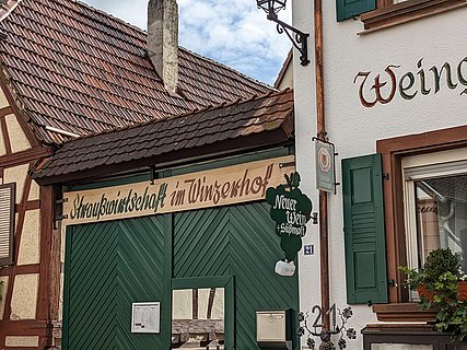 Straußwirtschaft im Weingut Junghof