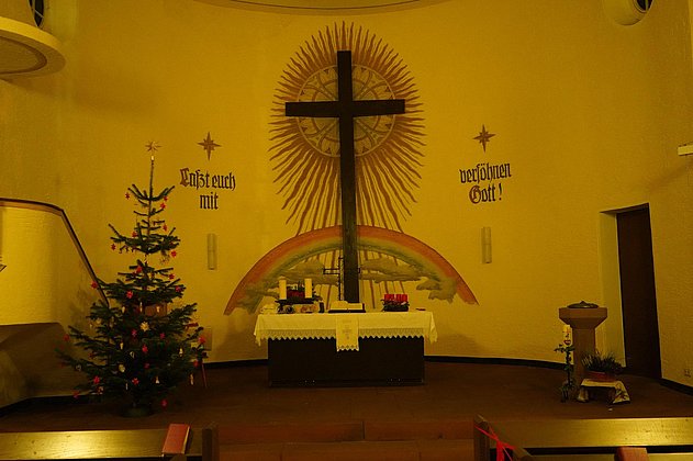 Altar - prot. Kirche in Iggelbach