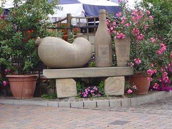 Kallstadt - Saumagen als Skulptur