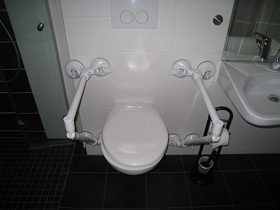 Toilette Ferienwohnung Ludwigshöhe