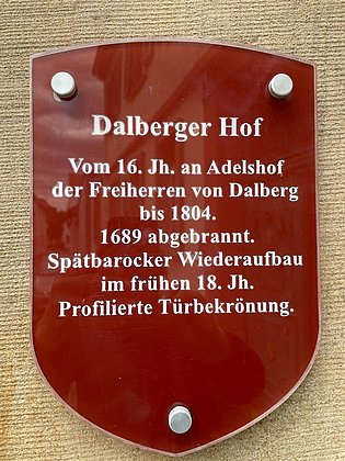 Dahlbergerhof Schild