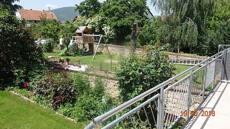 Terrassenseite-Garten hardonnay